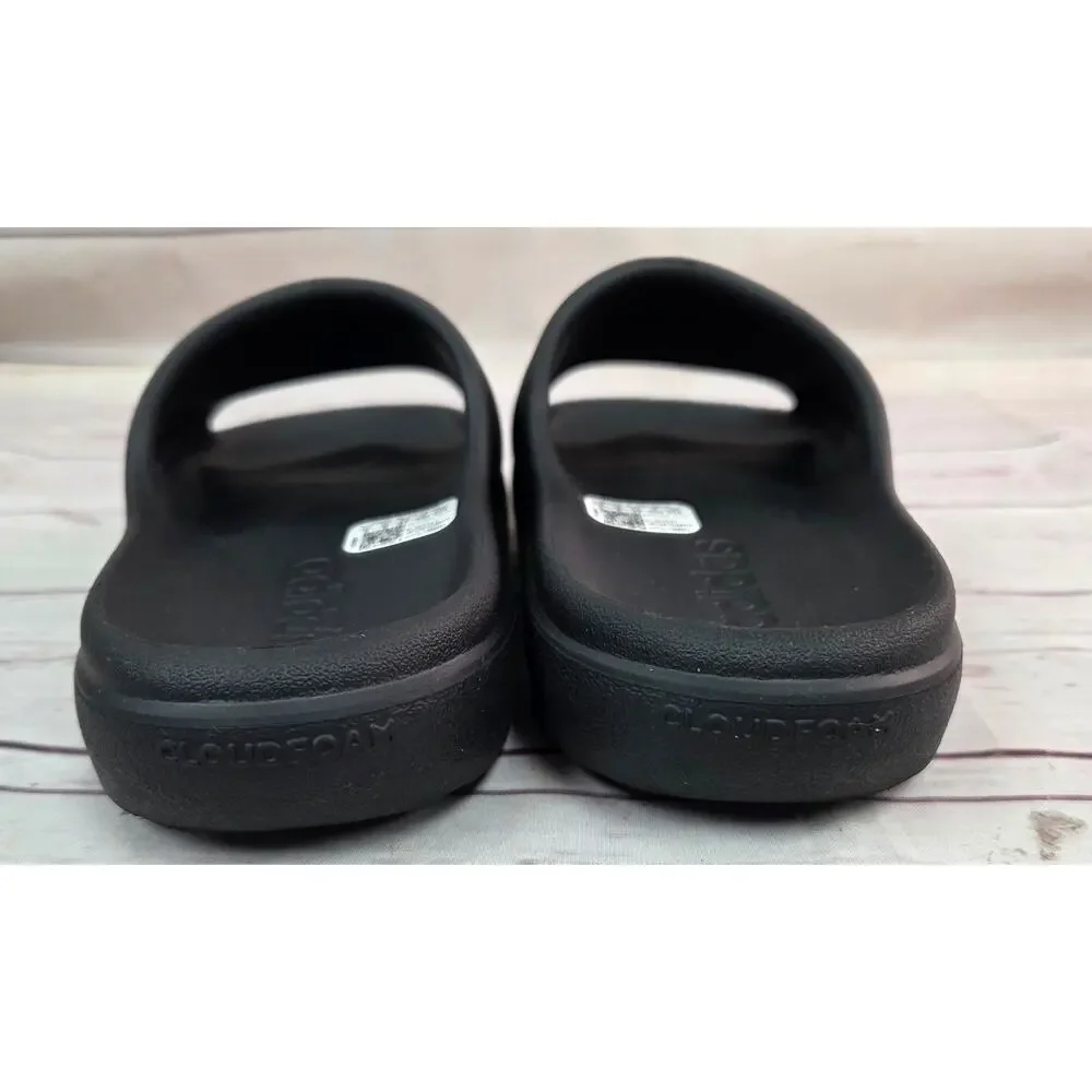 Adidas Adilette Lumia Slides Youth Size 5 Black Slip On Sandals Kids - Picture 8 of 9